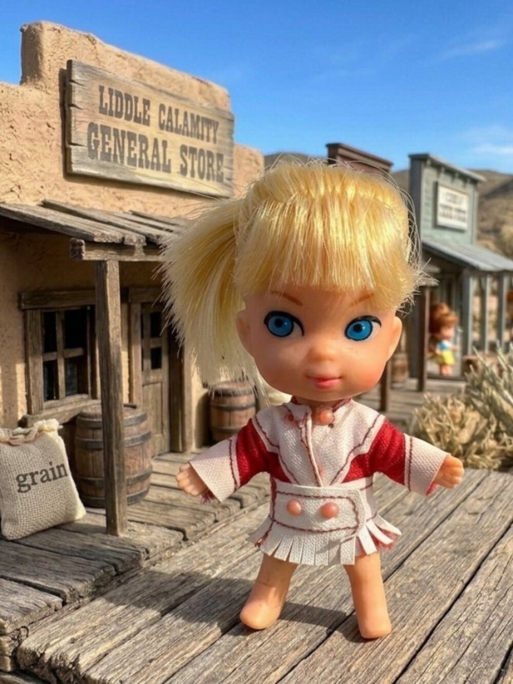 Vintage Mattel Liddle Kiddles Calamity Jiddle Doll #3506